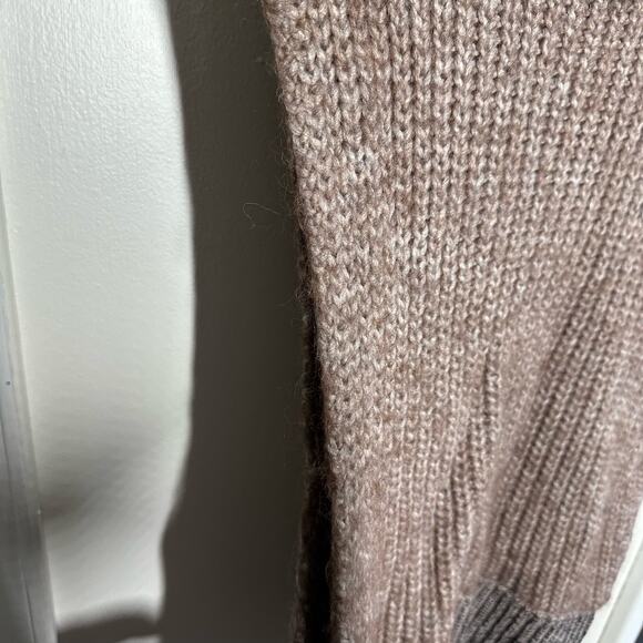 Kate Spade Saturday Wool Alpaca Brown Sleeveless Sweater Turtleneck Size Large - Picture 11 of 12